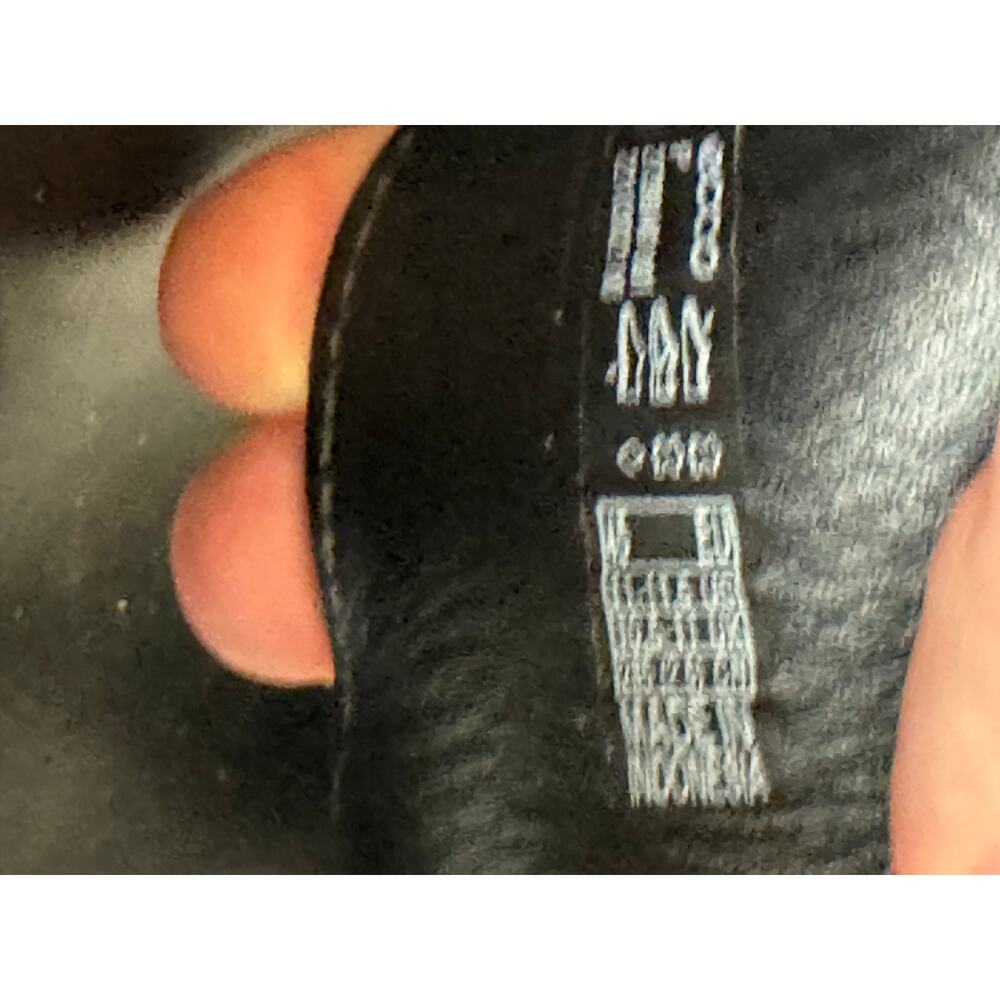 ECCO 2nd Cozmo Men's Black Leather Slide Sandals H-Strap Size EU 45 US 11-11.5 - Picture 5 of 13